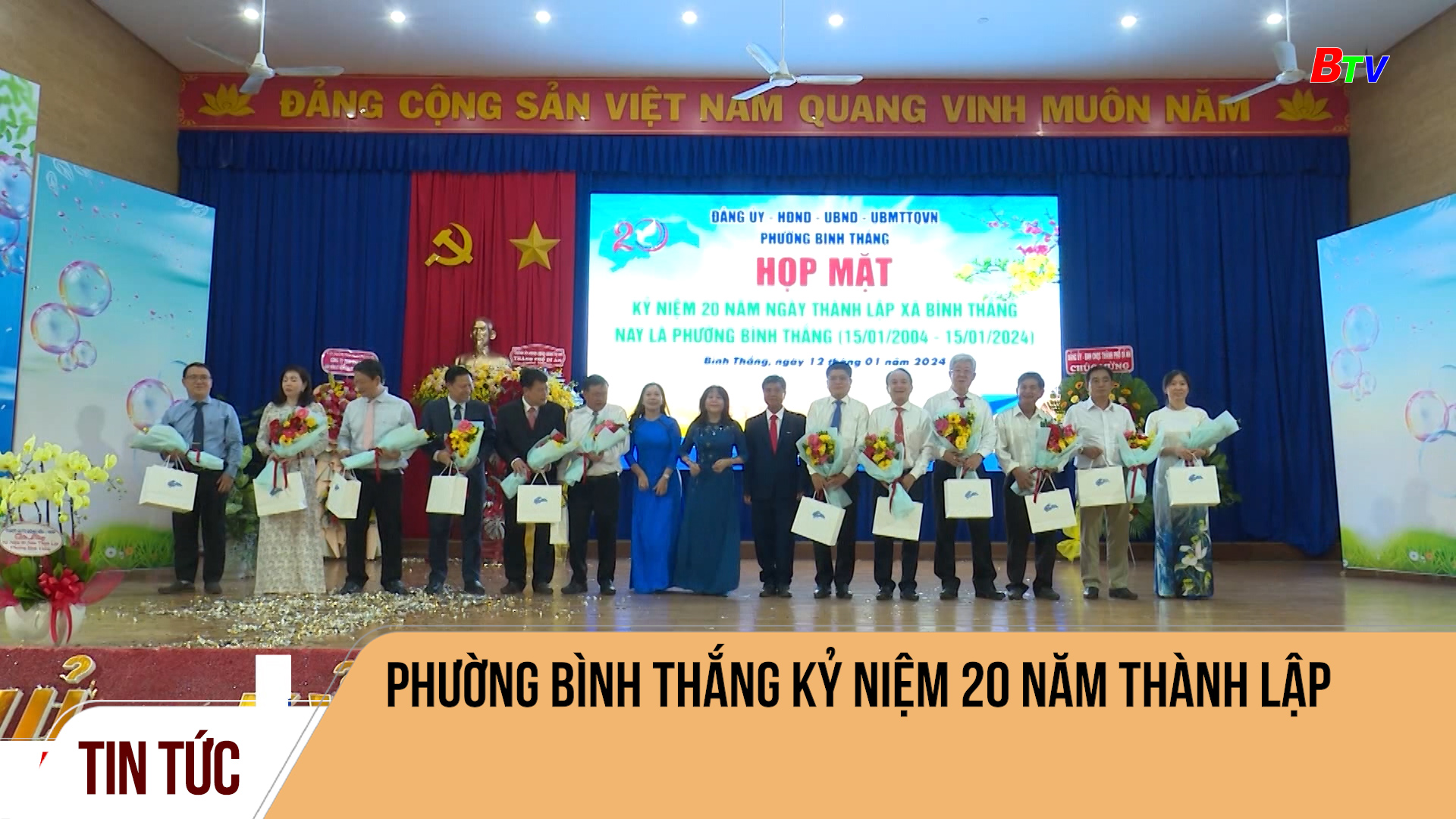 Phường Bình Thắng kỷ niệm 20 năm thành lập