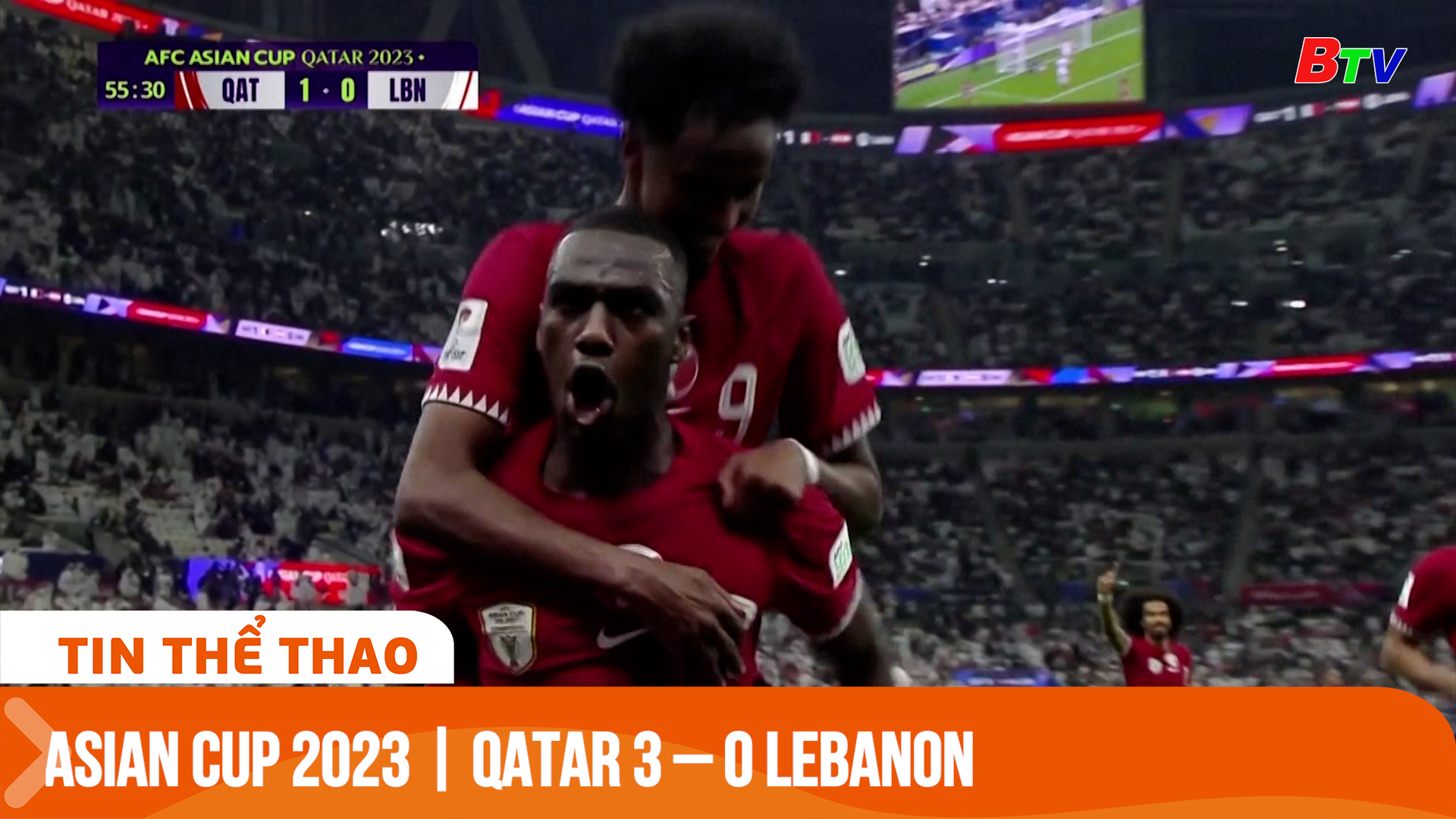 Asian Cup 2023 | Qatar 3 – 0 Lebanon | Tin Thể thao 24h	