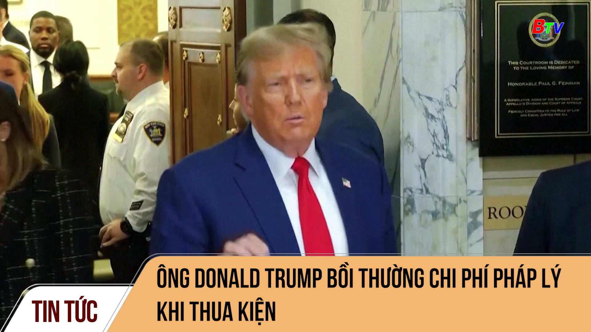 Ông Donald Trump bồi thường chi phí pháp lý khi thua kiện