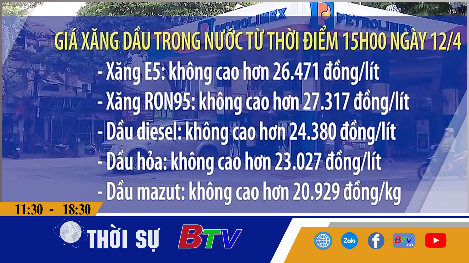 Giá xăng giảm lần thứ 3 liên tiếp