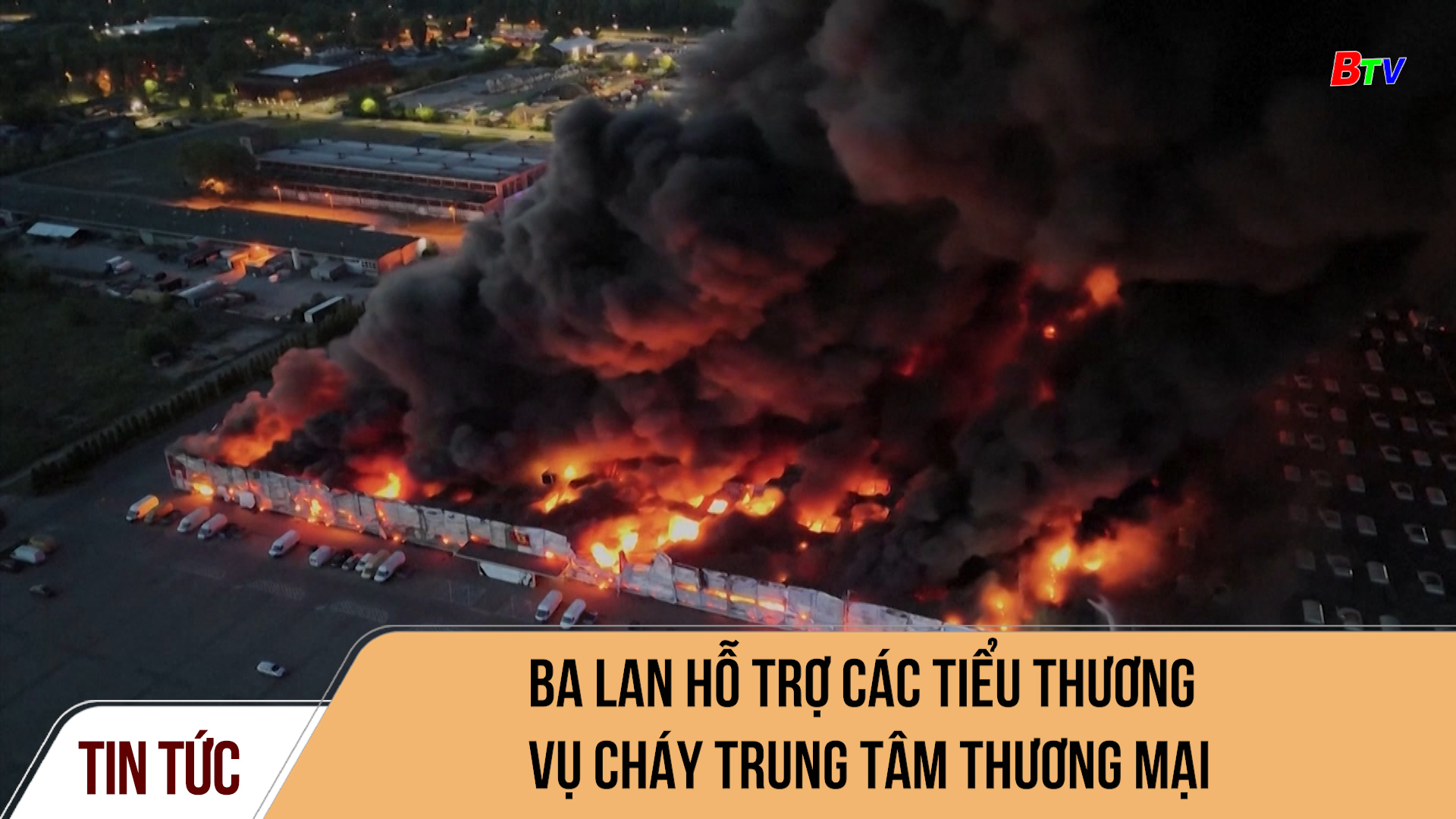 Ba Lan hỗ trợ các tiểu thương vụ cháy trung tâm thương mại	