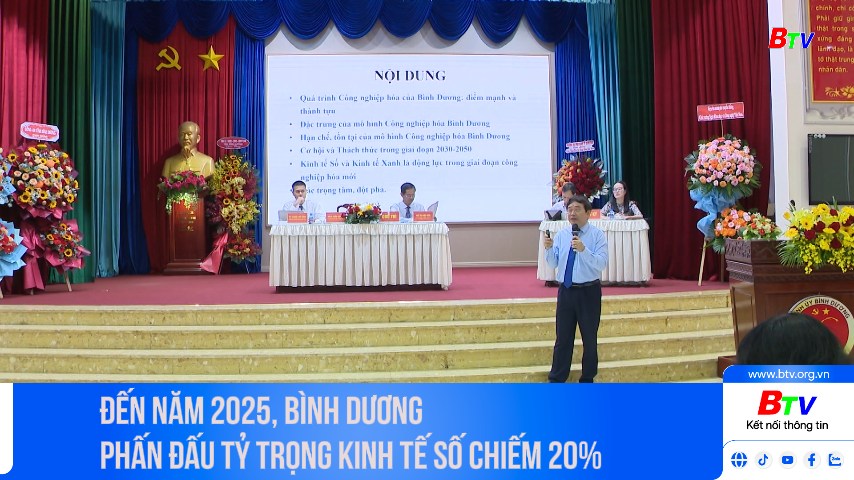 Đến năm 2025, Bình Dương phấn đấu tỷ trọng kinh tế số chiếm 20%