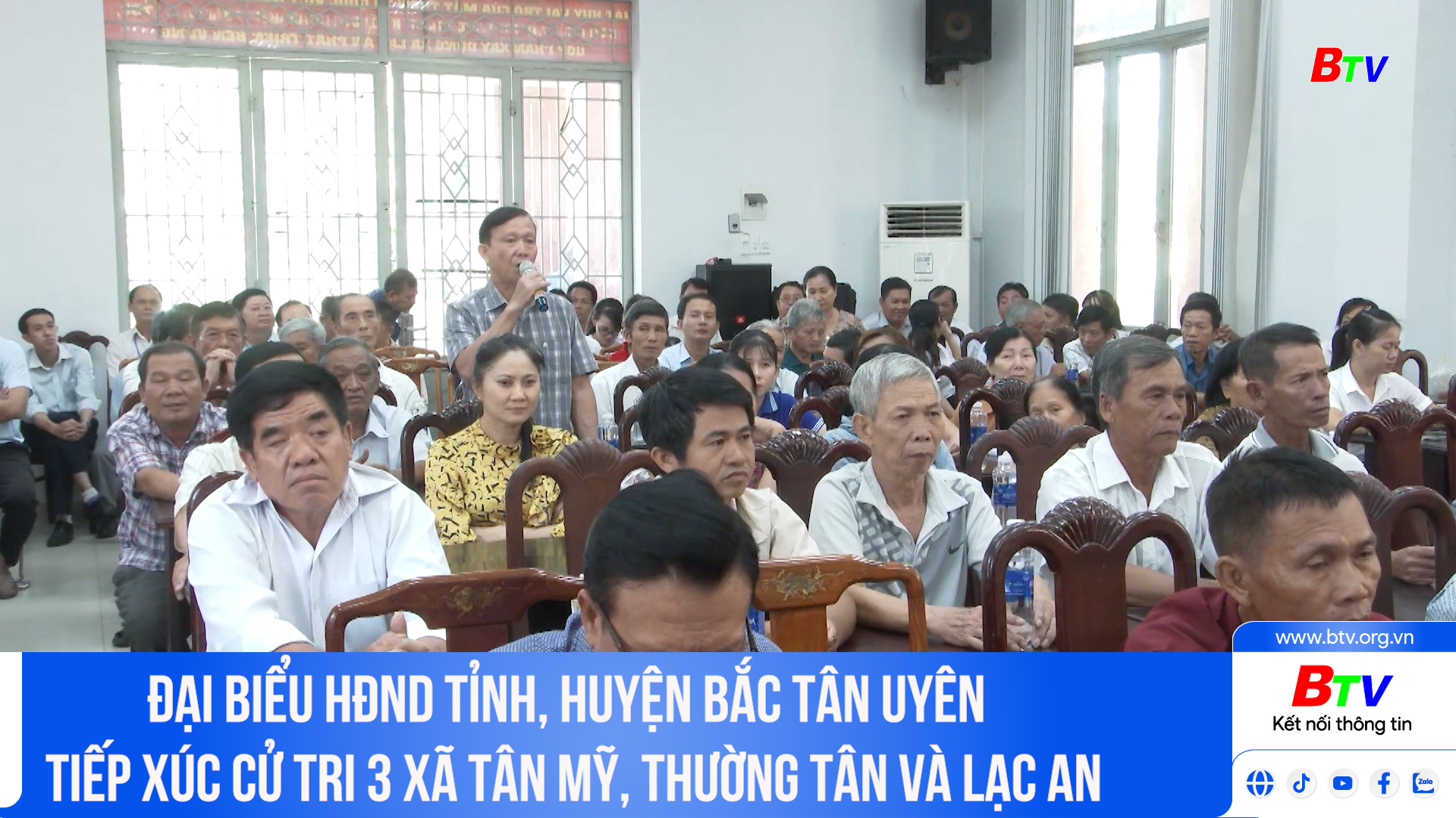 Đại biểu HĐND Tỉnh, huyện Bắc Tân Uyên tiếp xúc cử tri 3 xã Tân Mỹ, Thường Tân và Lạc An