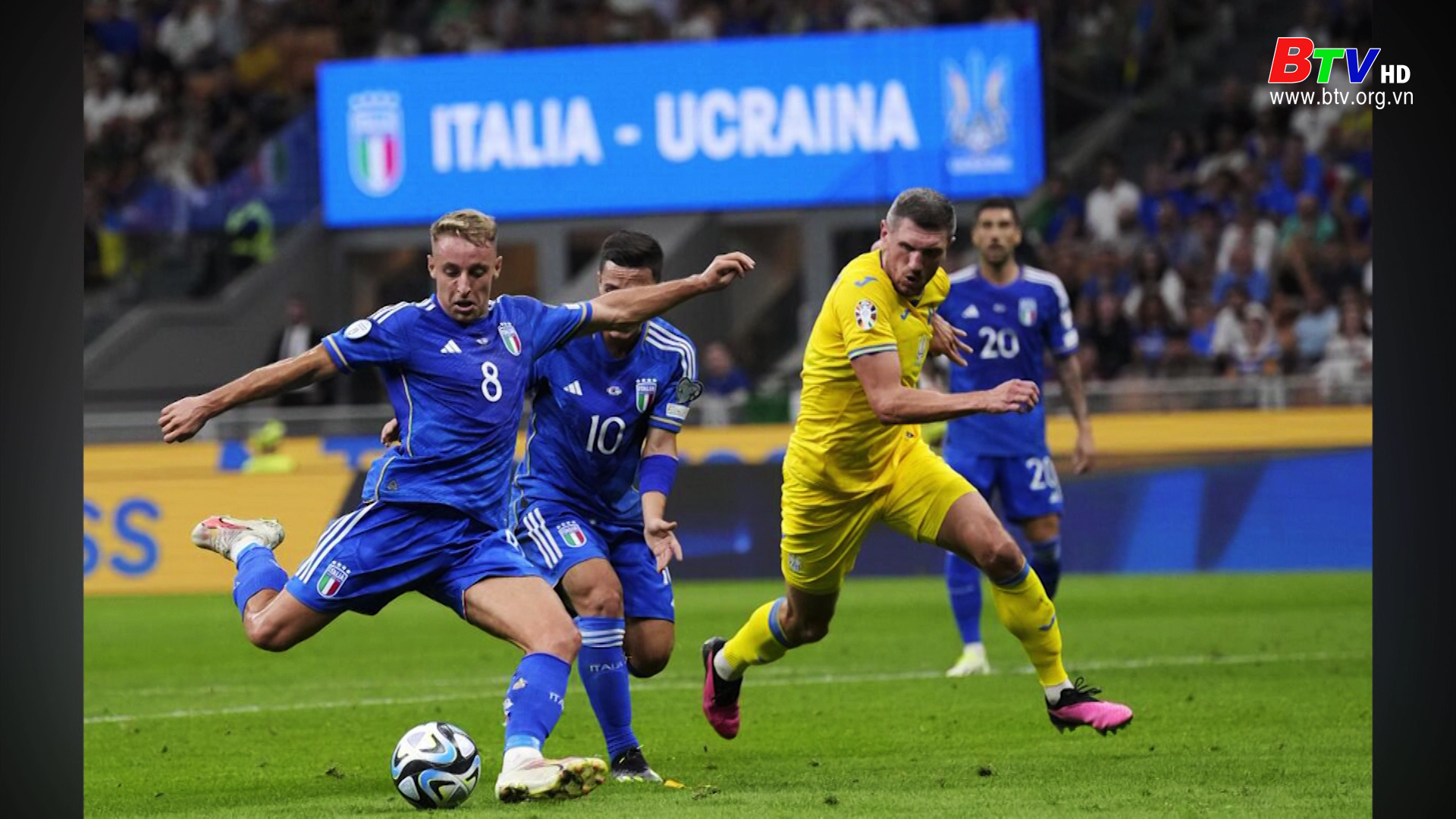 Vòng loại Euro 2024: Italia 2-1 Ucraina