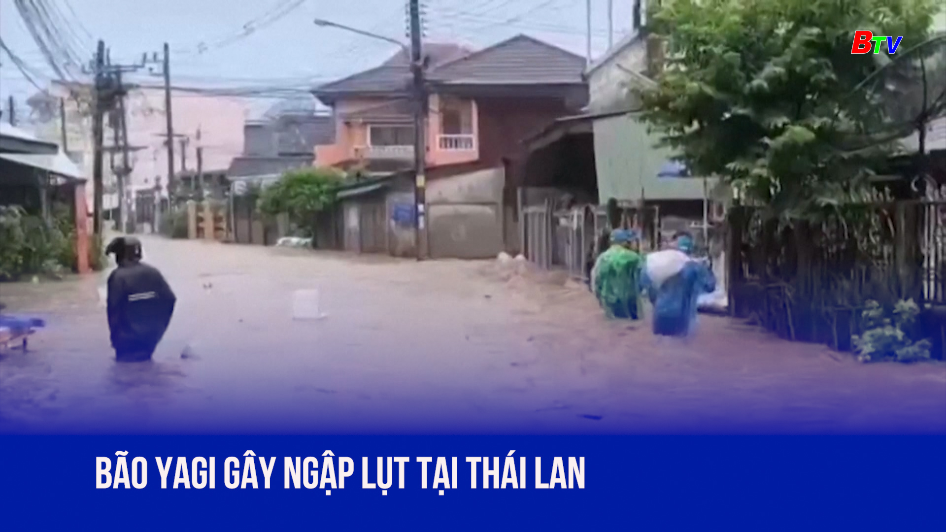 Bão Yagi gây ngập lụt tại Thái Lan