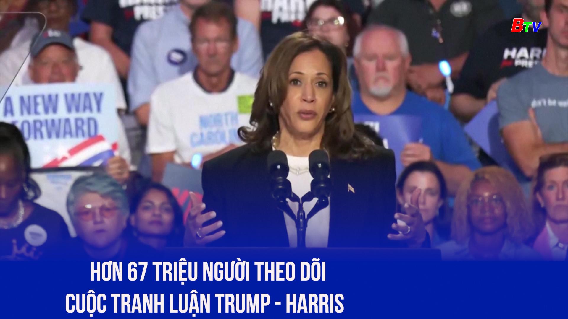 Hơn 67 triệu người theo dõi cuộc tranh luận Trump - Harris