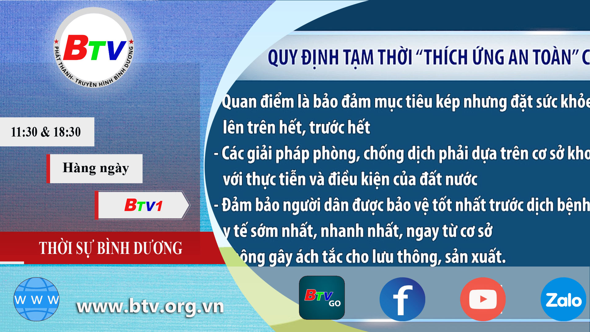 Qui định tạm thời thích ứng an toàn Covid-19