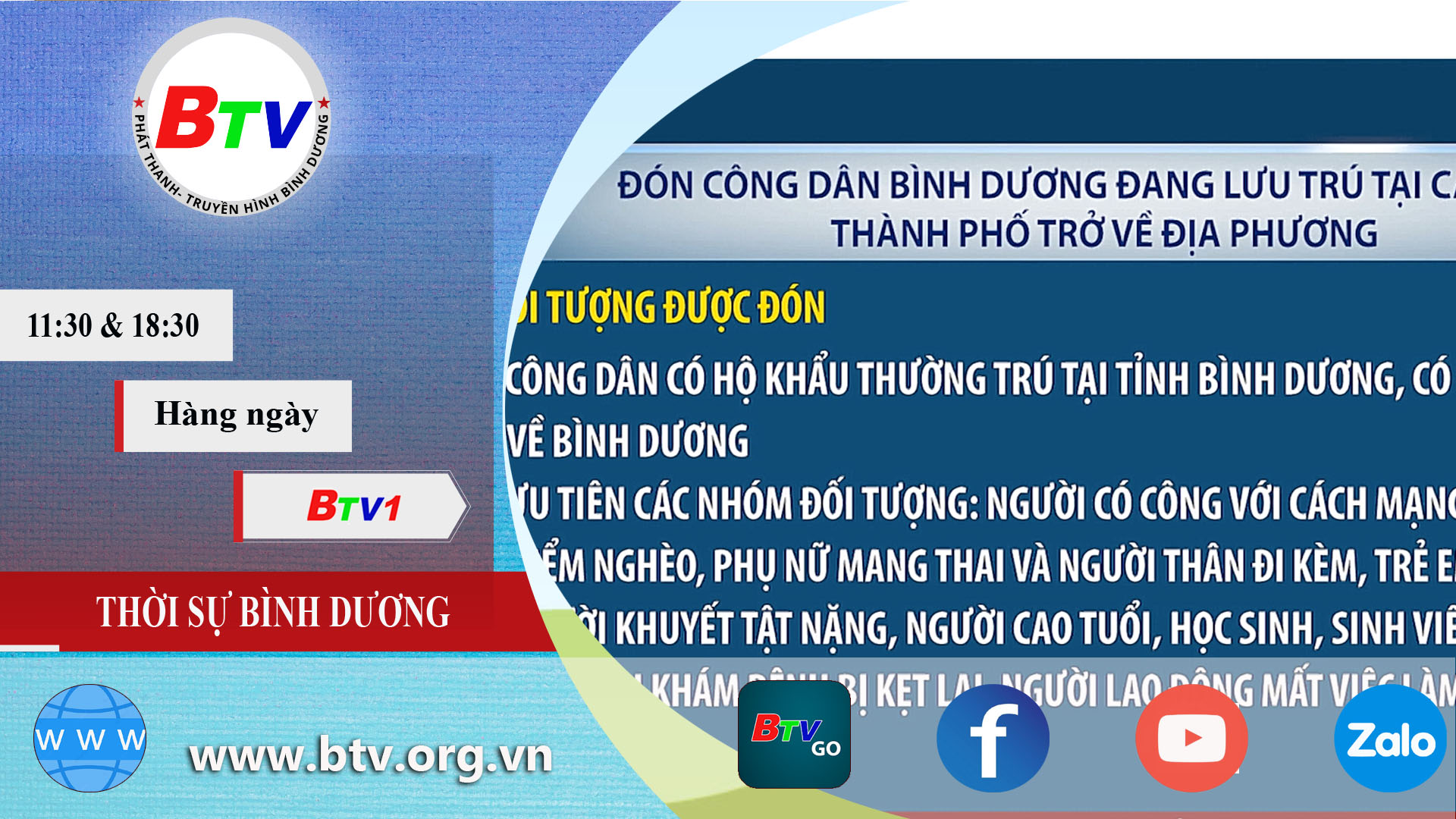 Đón công dân Bình Dương đang lưu trú tại các tỉnh, thành phố trở về địa phương