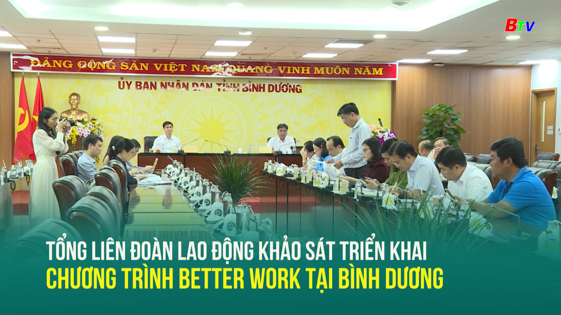 Tổng liên đoàn lao động khảo sát triển khai chương trình Better Work tại Bình Dương