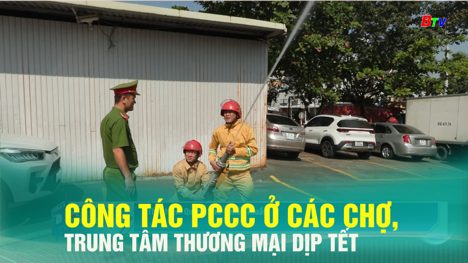 Công tác PCCC ở các chợ, trung tâm thương mại dịp Tết