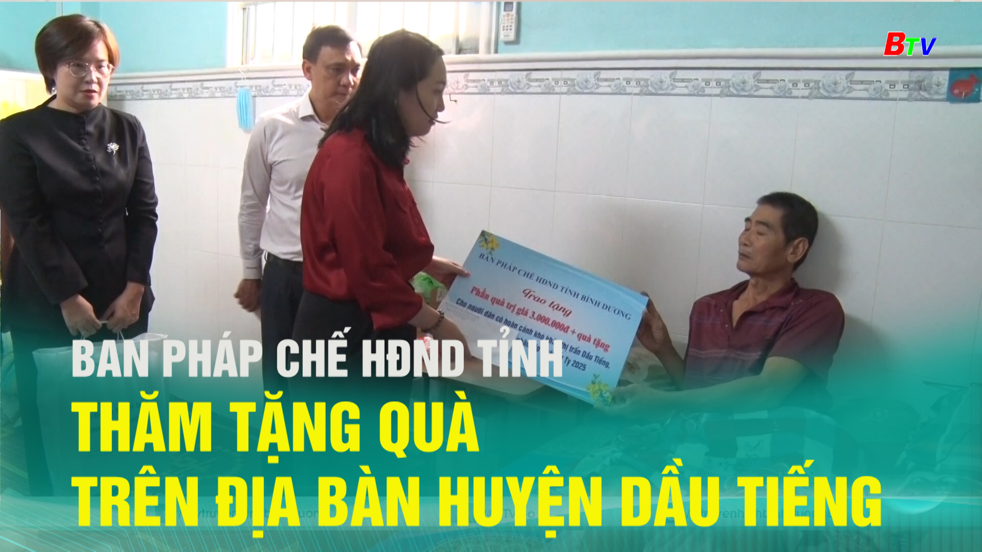 Ban pháp chế HĐND tỉnh thăm tặng quà trên địa bàn huyện Dầu Tiếng