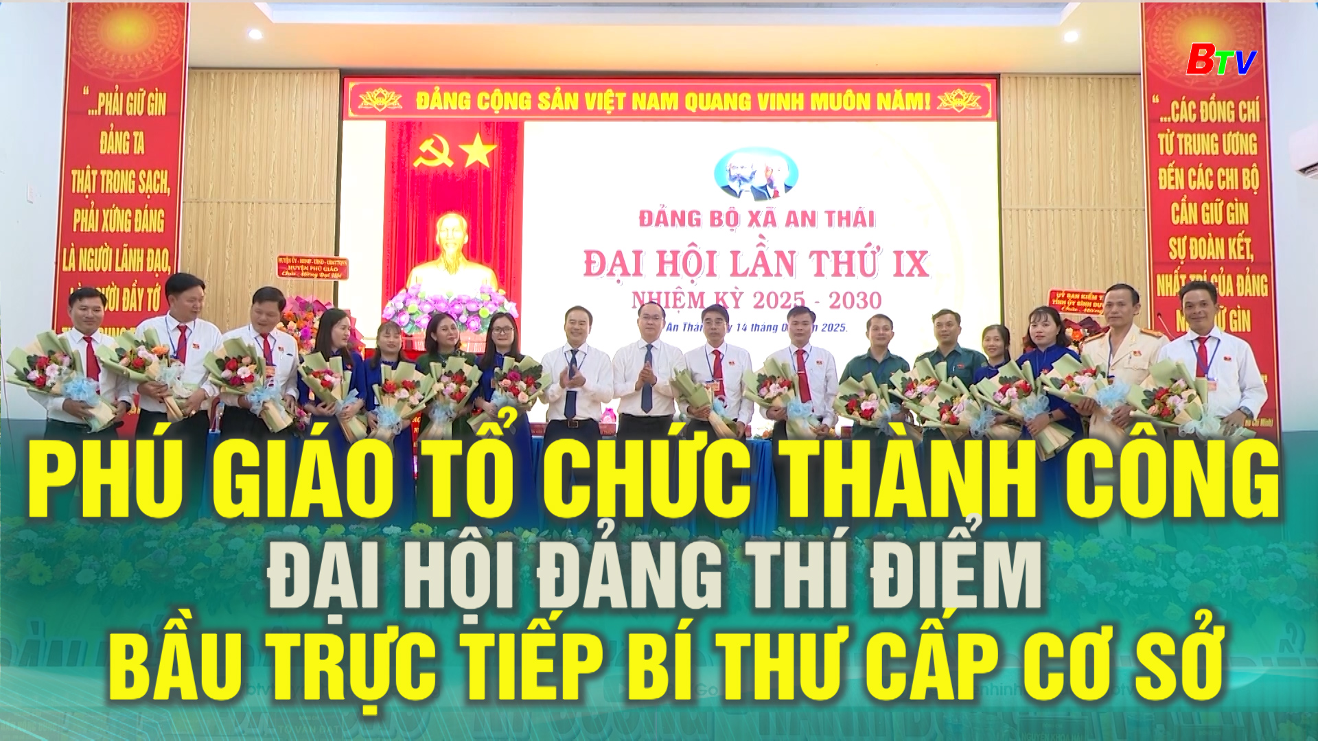 Phú Giáo tổ chức thành công Đại hội Đảng thí điểm bầu trực tiếp Bí thư cấp cơ sở