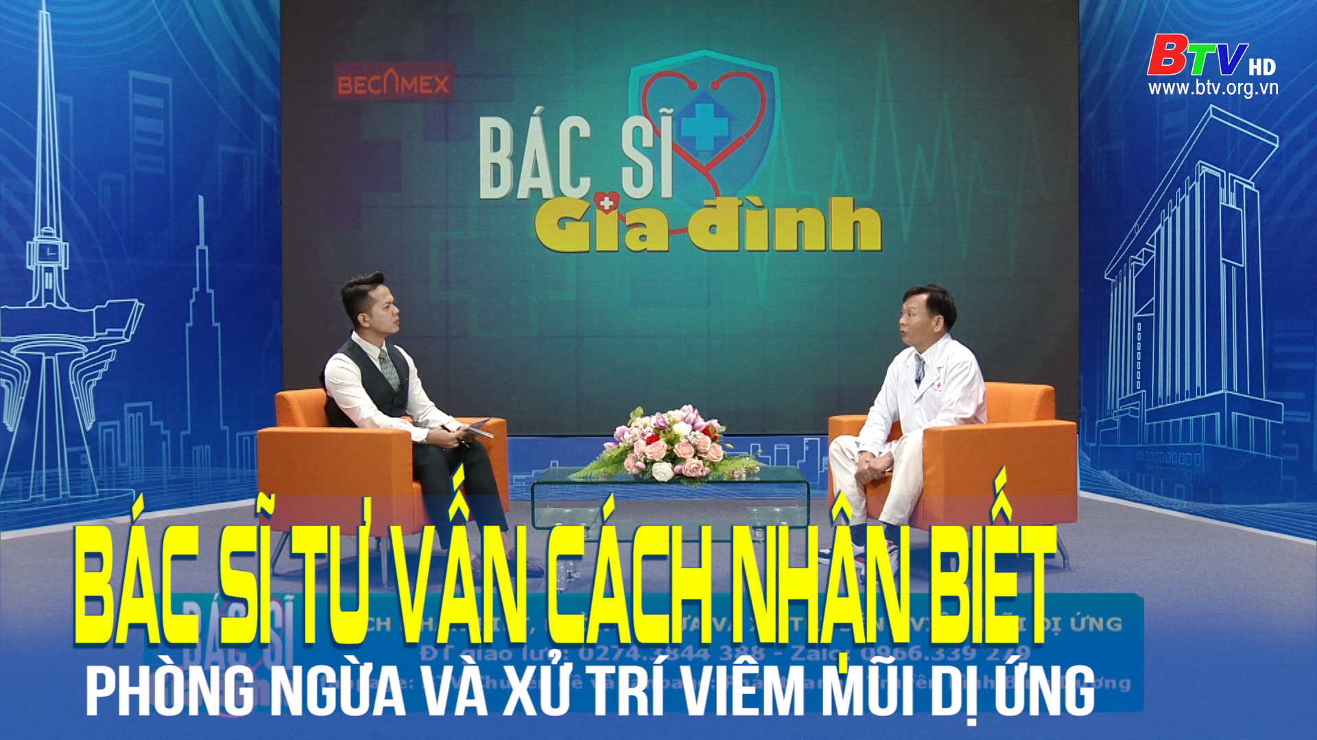 Bác sĩ giao lưu tư vấn cách nhận biết, phòng ngừa và xử trí viêm mũi dị ứng
