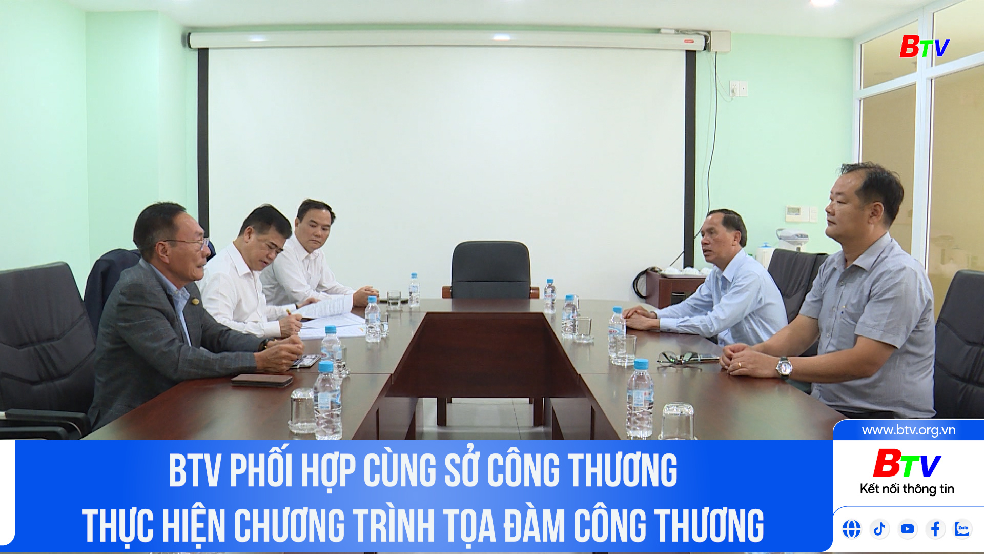 BTV phối hợp cùng Sở Công thương thực hiện chương trình tọa đàm công thương	