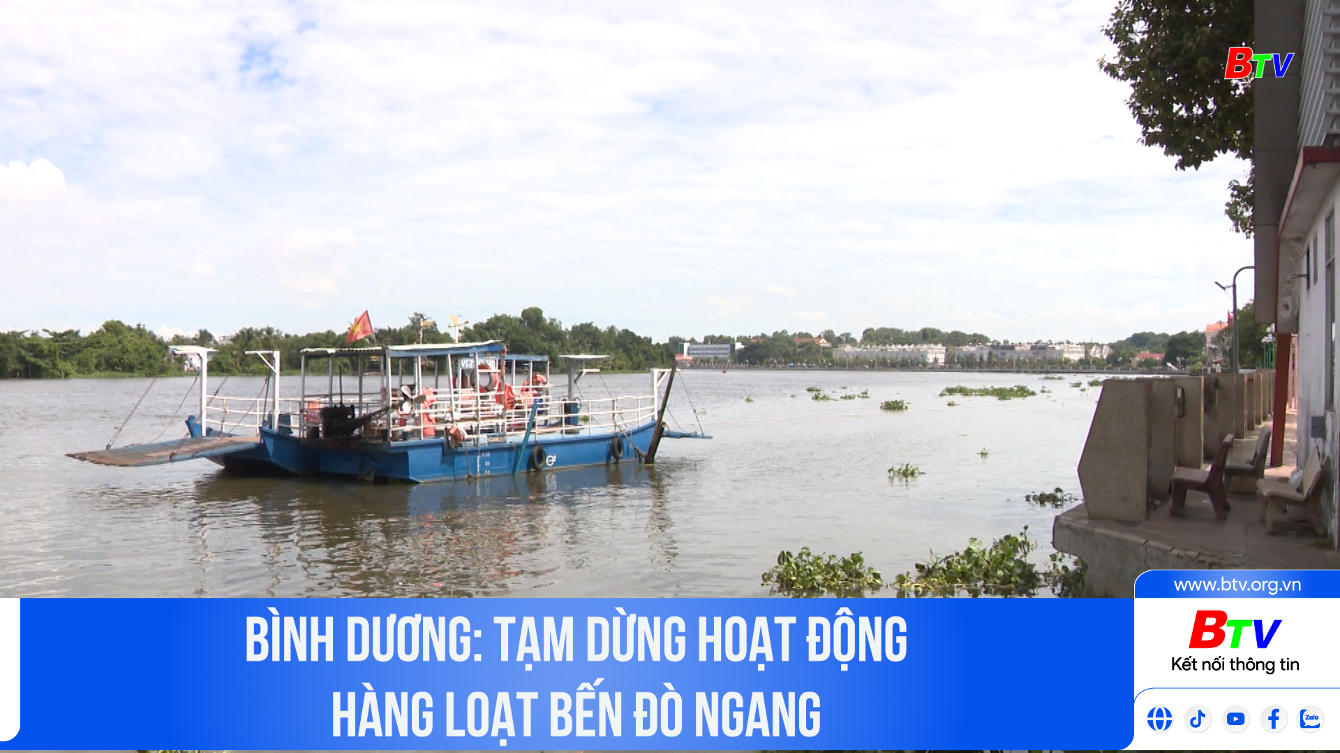 Bình Dương: Tạm dừng hoạt động hàng loạt bến đò ngang	