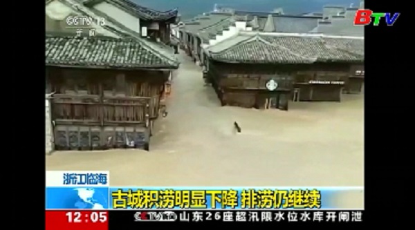 Trung Quốc - Số người thiệt mạng do bão Lekima tiếp tục tăng