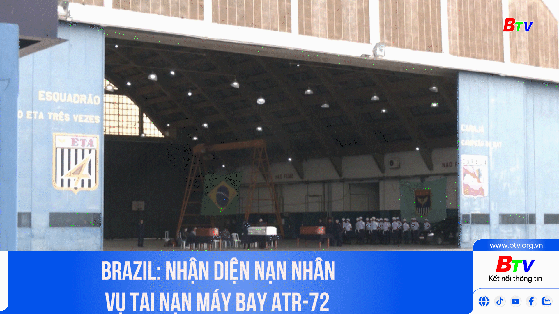 Brazil: Nhận diện nạn nhân vụ tai nạn máy bay ATR-72