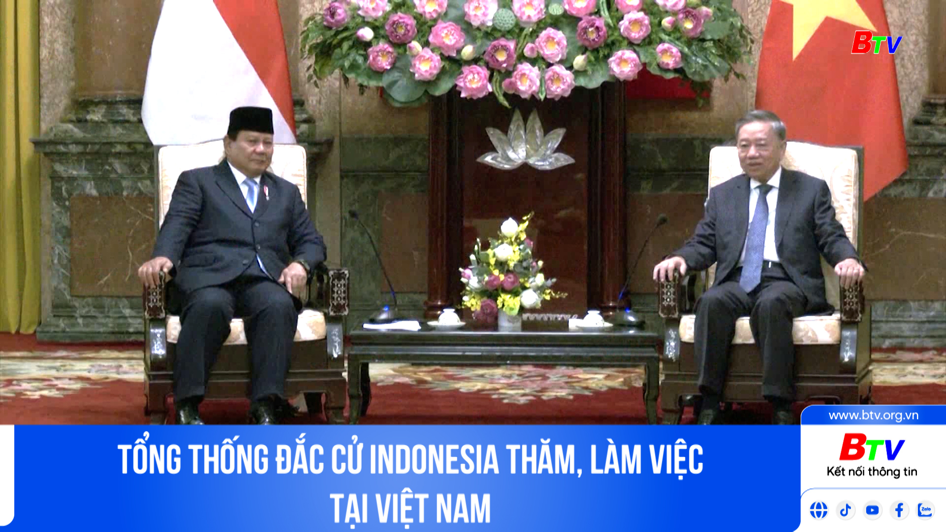 Tổng thống đắc cử Indonesia thăm, làm việc tại Việt Nam