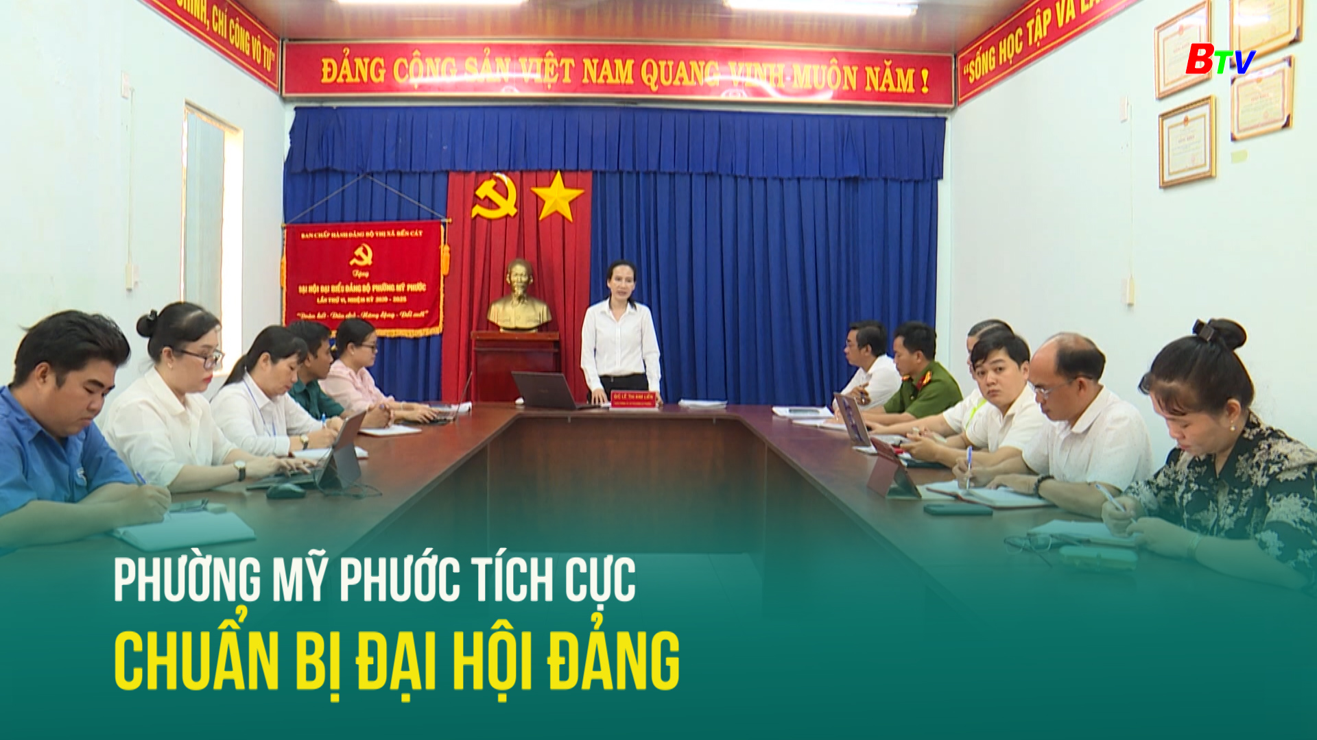 Phường Mỹ Phước tích cực chuẩn bị Đại hội Đảng