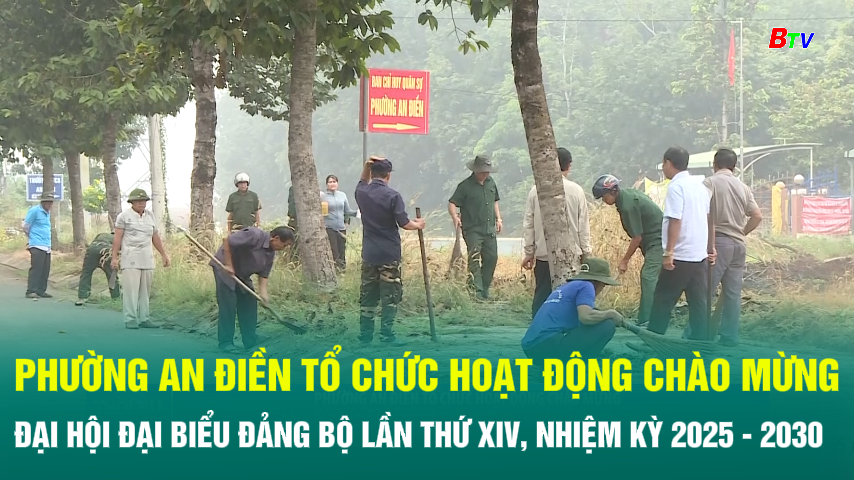 Phường An Điền tổ chức hoạt động chào mừng Đại hội đại biểu Đảng bộ lần thứ XIV, nhiệm kỳ 2025 - 2030