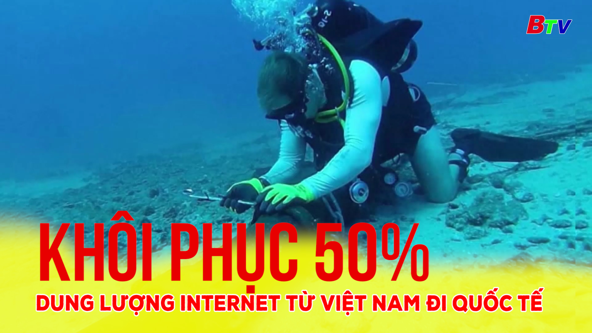 Khôi phục 50% dung lượng Internet từ Việt Nam đi quốc tế