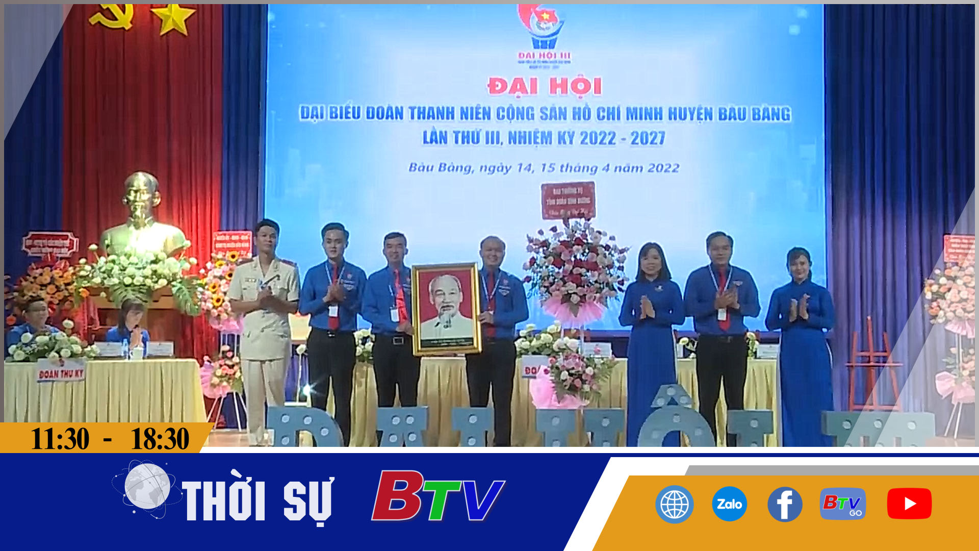 	Bế mạc Đại hội Đoàn thanh niên huyện Bàu Bàng