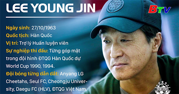 Trợ lý Lee Young Jin – “Cánh tay phải đắc lực” của Huấn luyện viên Park Hang Seo