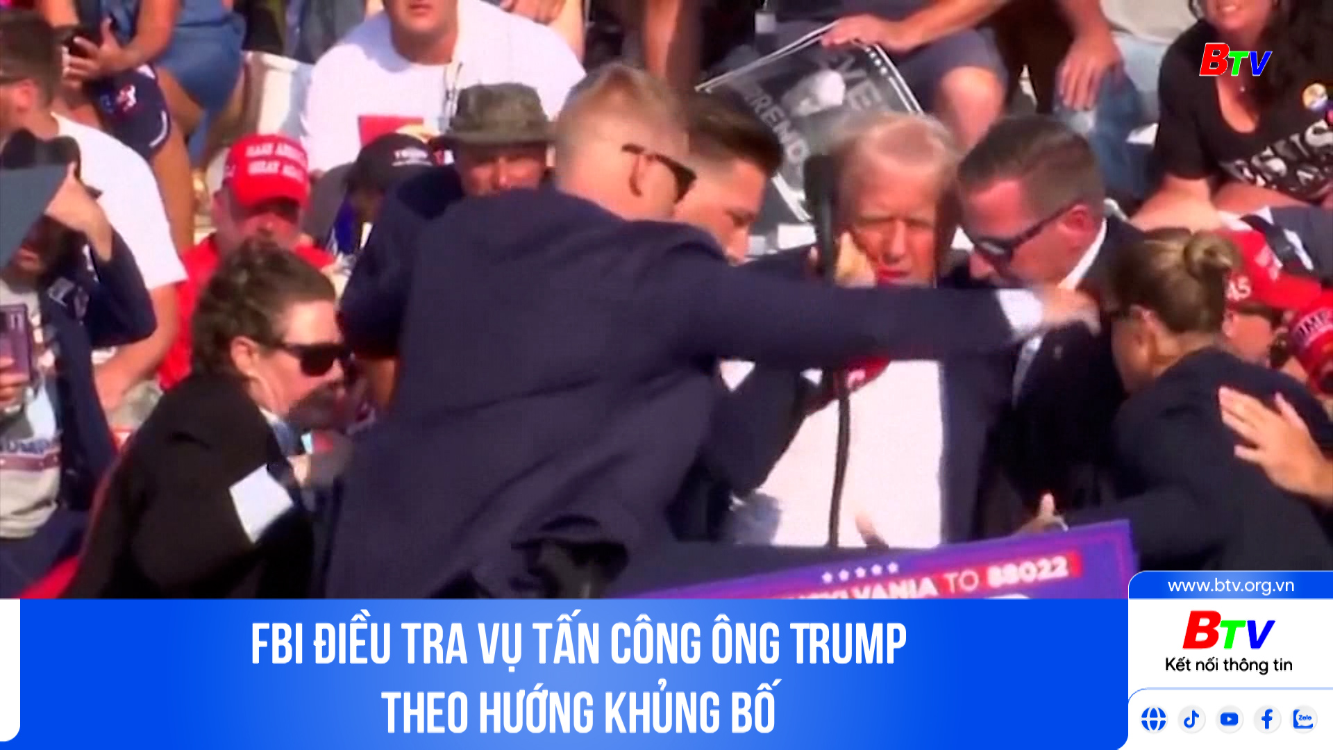 FBI điều tra vụ tấn công ông Trump theo hướng khủng bố 