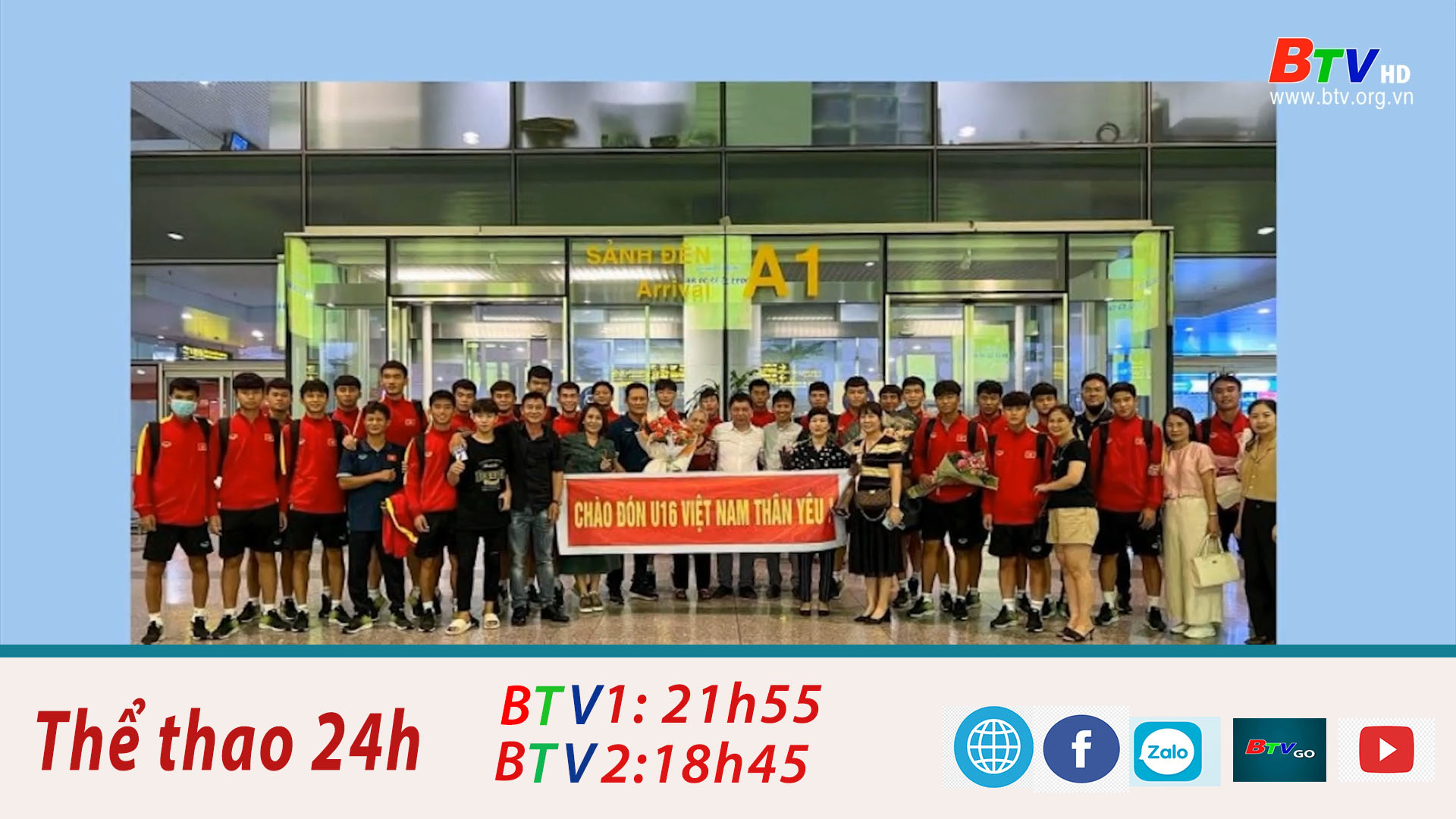 Tuyển U16 Việt Nam về nước sau Giải U16 Đông Nam Á 2022