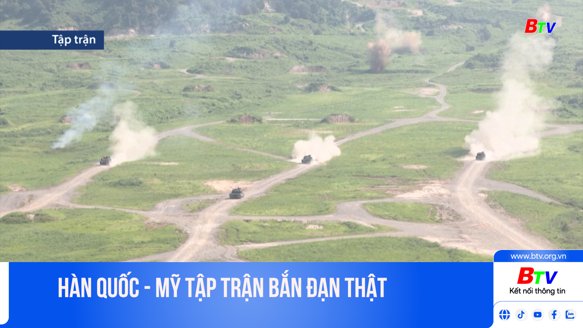 Hàn Quốc - Mỹ tập trận bắn đạn thật