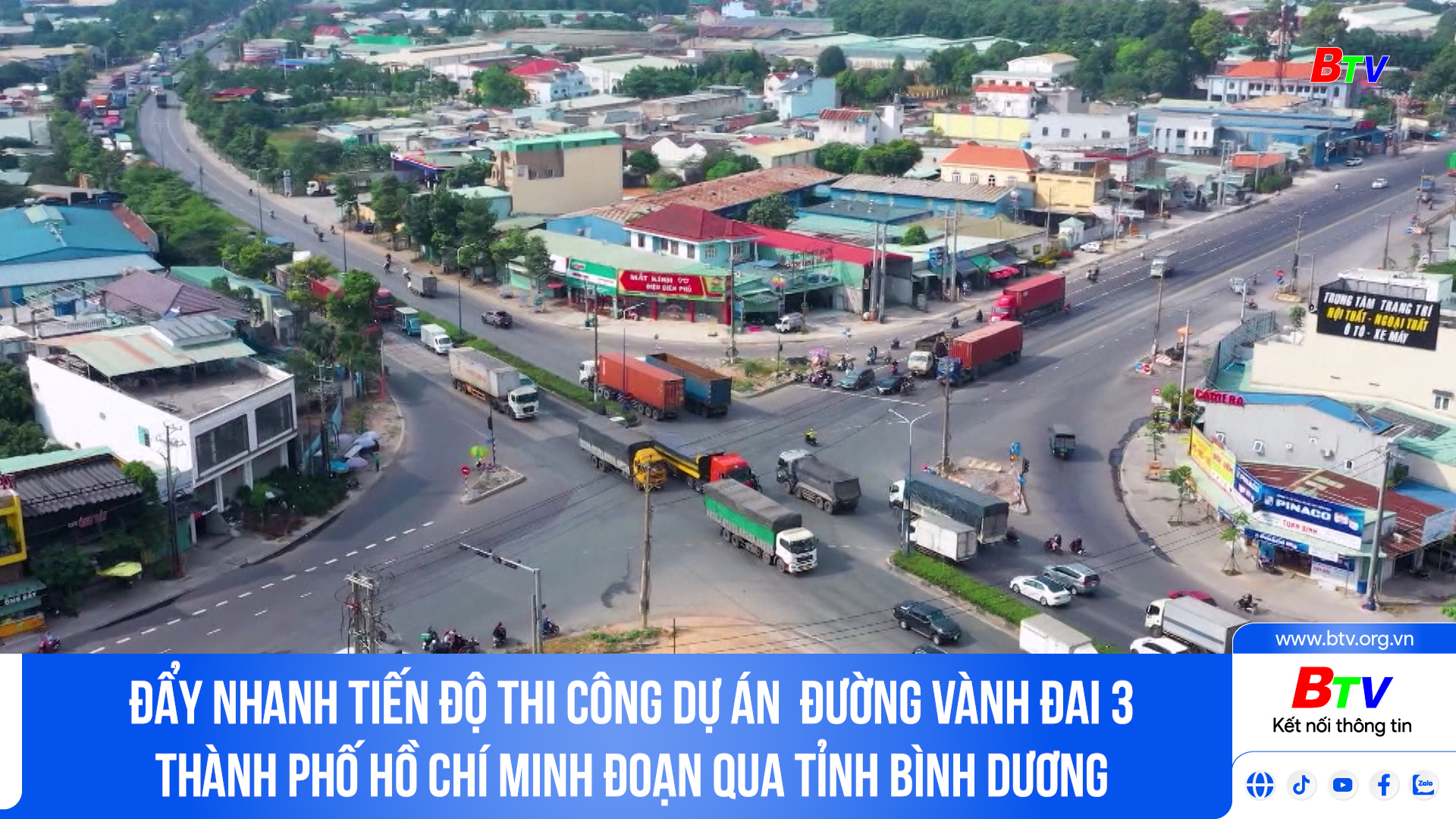 Đẩy nhanh tiến độ thi công dự án  đường Vành đai 3 thành phố Hồ Chí Minh đoạn qua tỉnh Bình Dương