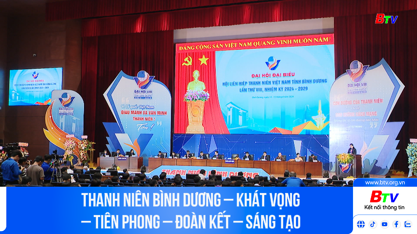 Thanh niên Bình Dương – Khát vọng – Tiên phong – Đoàn kết – Sáng tạo