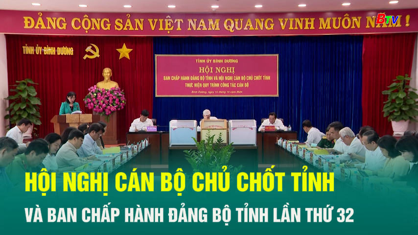 Hội nghị cán bộ chủ chốt Tỉnh và Ban Chấp hành Đảng bộ Tỉnh lần thứ 32