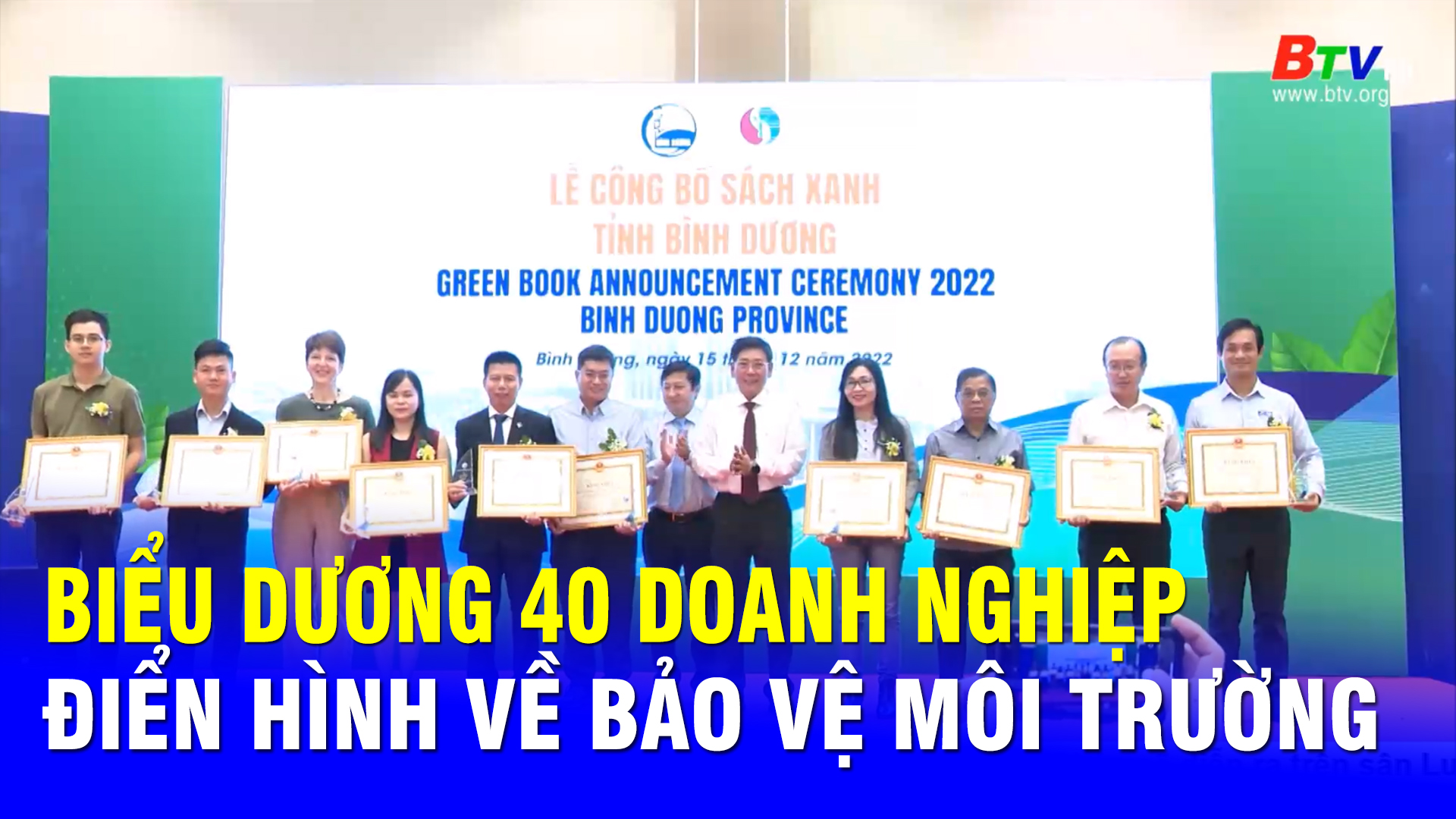 Biểu dương 40 doanh nghiệp điển hình về bảo vệ môi trường