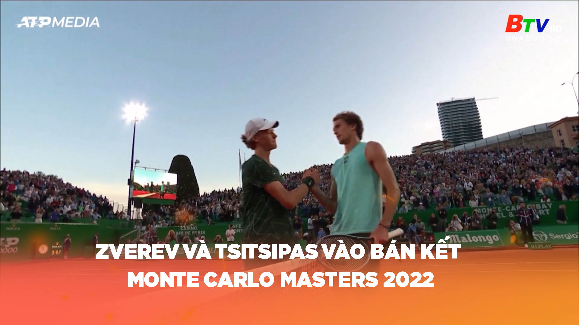 	Zverev và Tsitsipas vào bán kết Monte Carlo Masters 2022