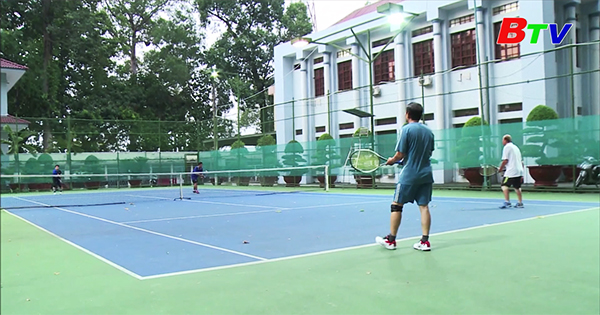 Cụm sân quần vợt gắn liền với lịch sử phát triển tỉnh Bình Dương