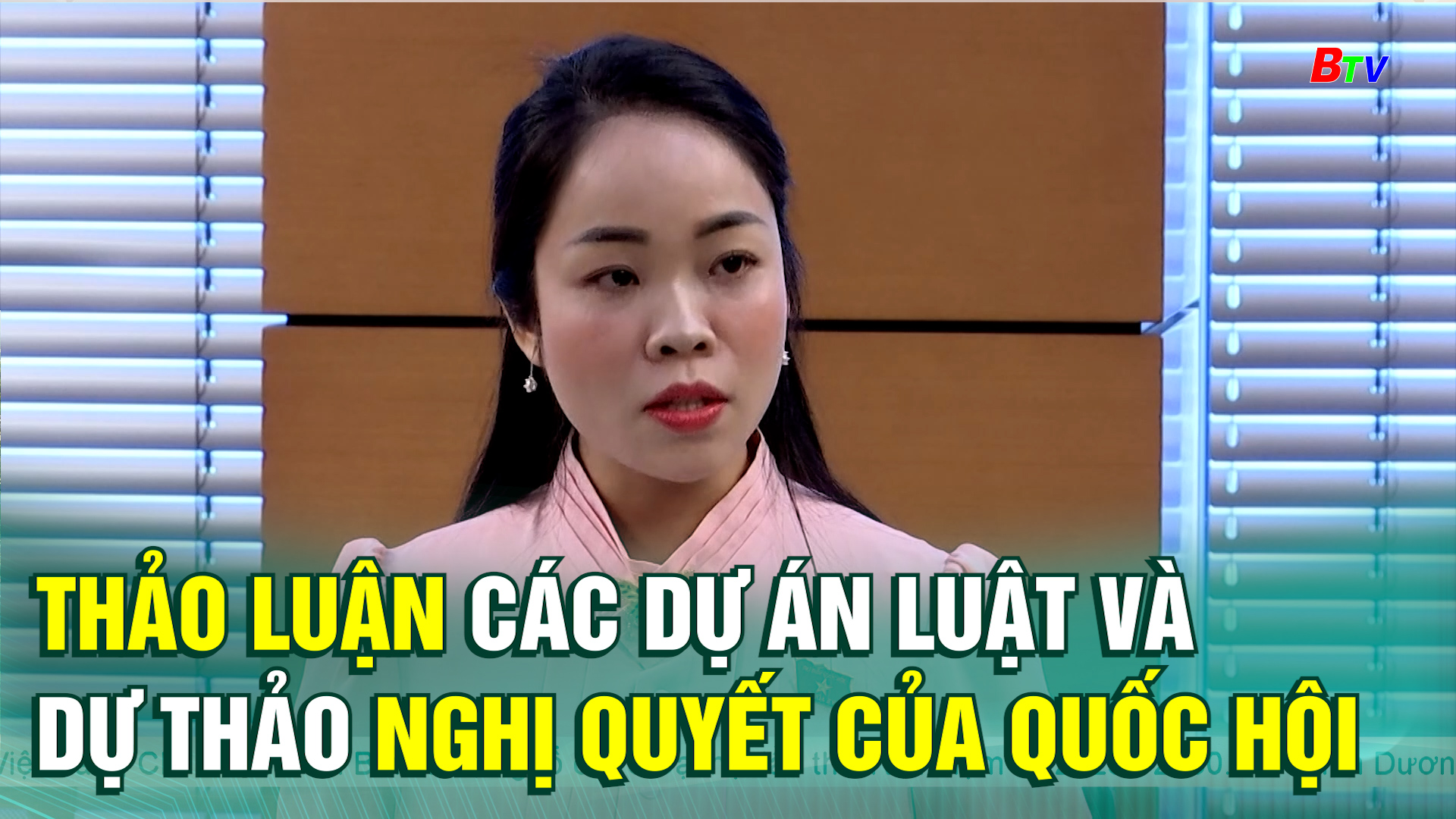 Thảo luận các Dự án Luật và dự thảo Nghị quyết của Quốc hội