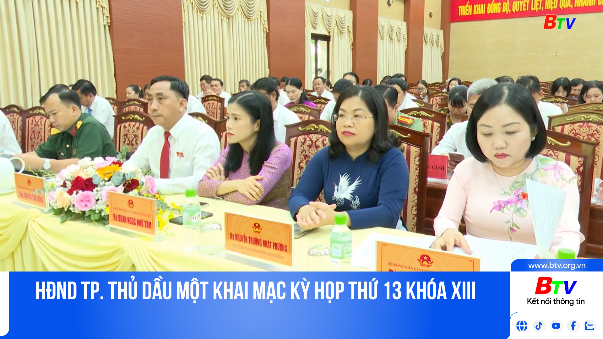 HĐND TP. Thủ Dầu Một khai mạc Kỳ họp thứ 13 khóa XIII