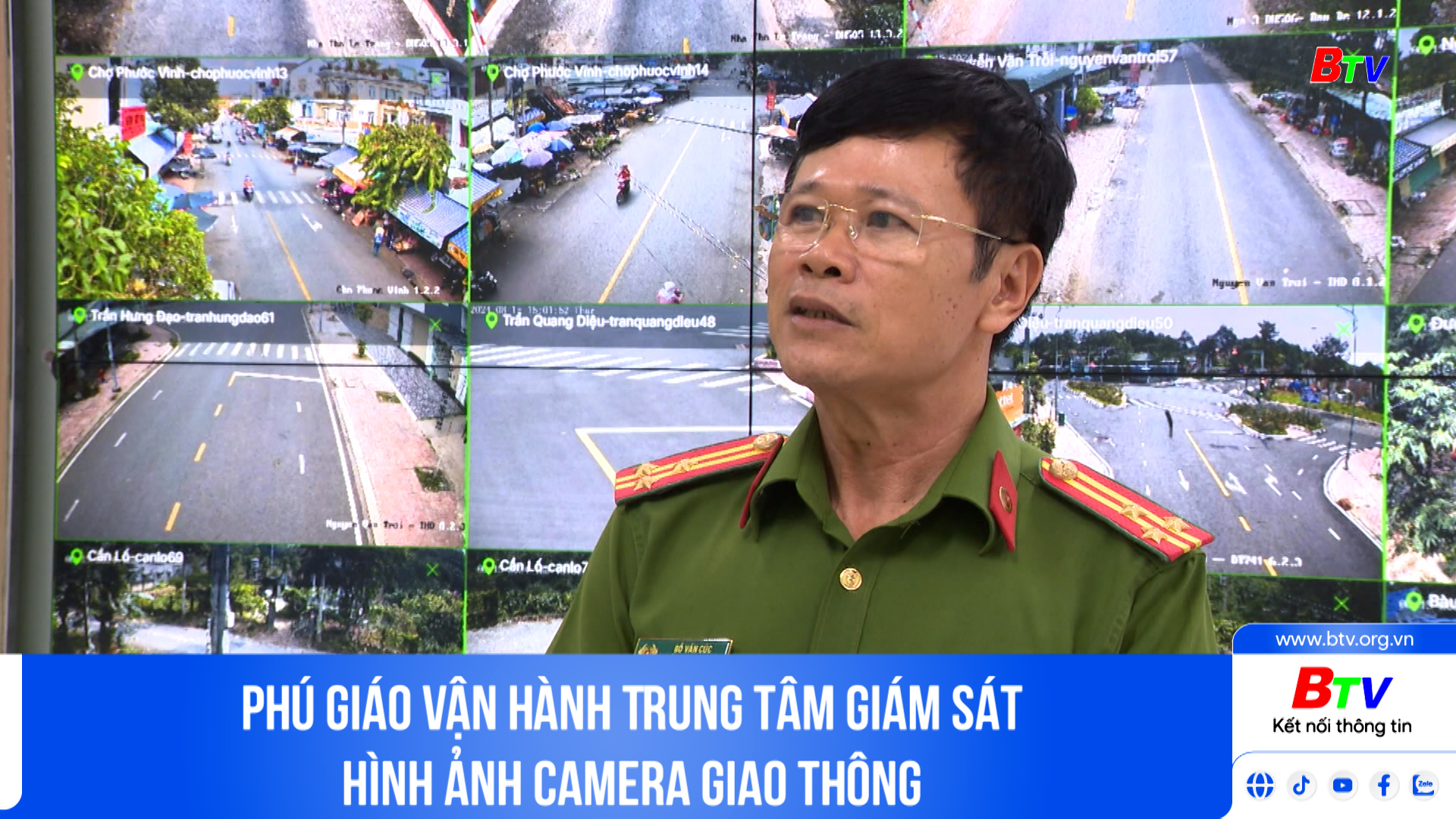 Phú Giáo vận hành Trung tâm giám sát hình ảnh camera giao thông