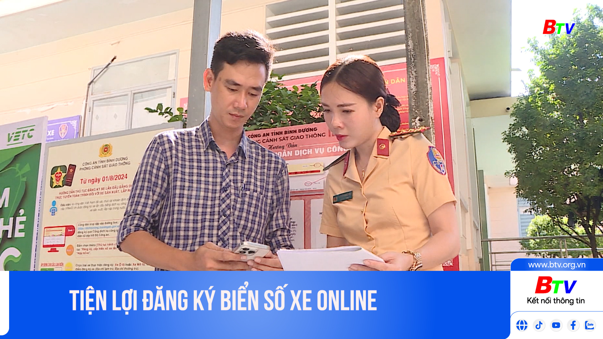 Tiện lợi đăng ký biển số xe online