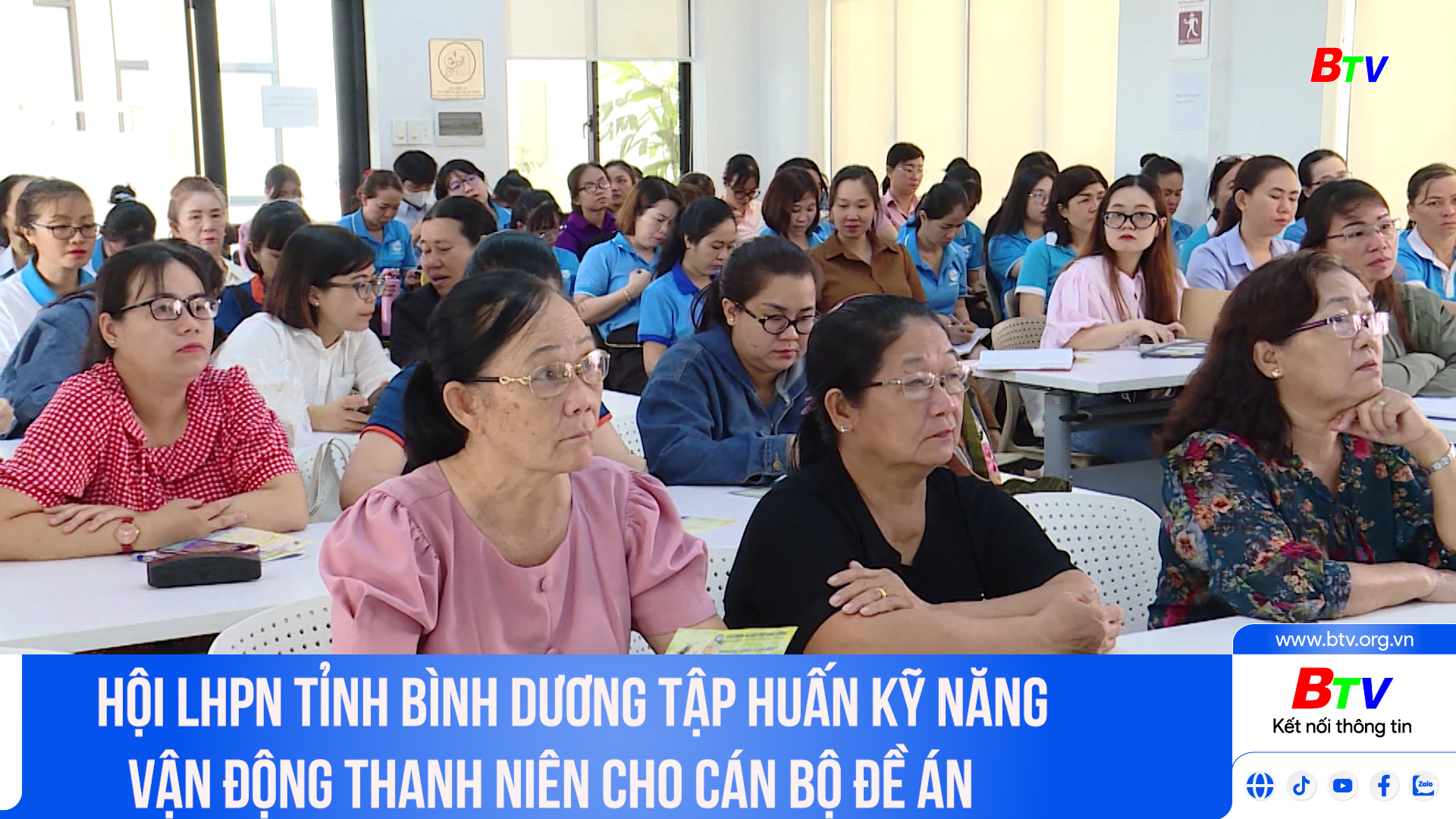 Hội LHPN tỉnh Bình Dương tập huấn kỹ năng vận động thanh niên cho cán bộ Đề án