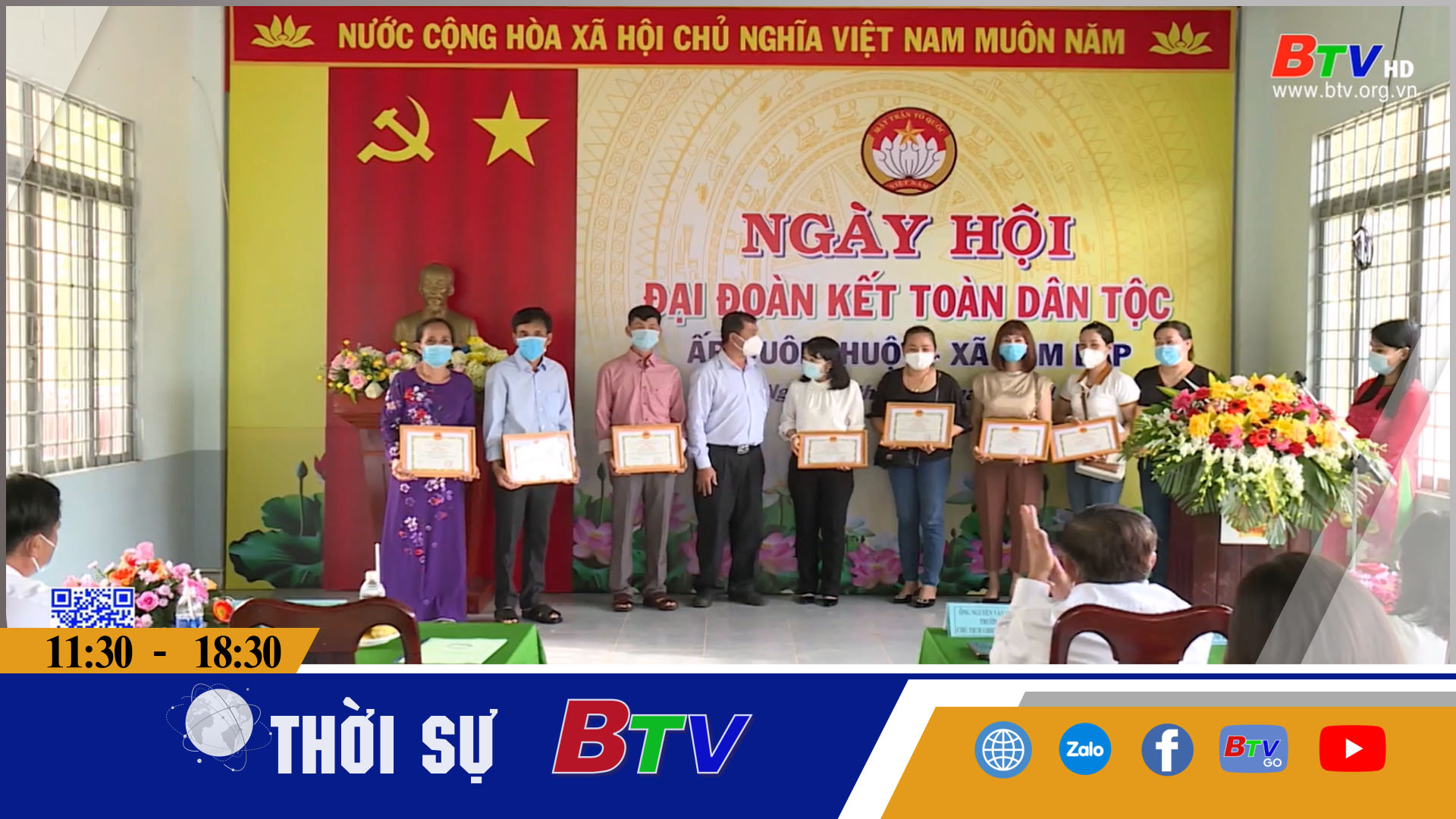 Ngày hội Đại Đoàn kết toàn dân tộc Ấp Đuôi Chuột huyện Phú Giáo