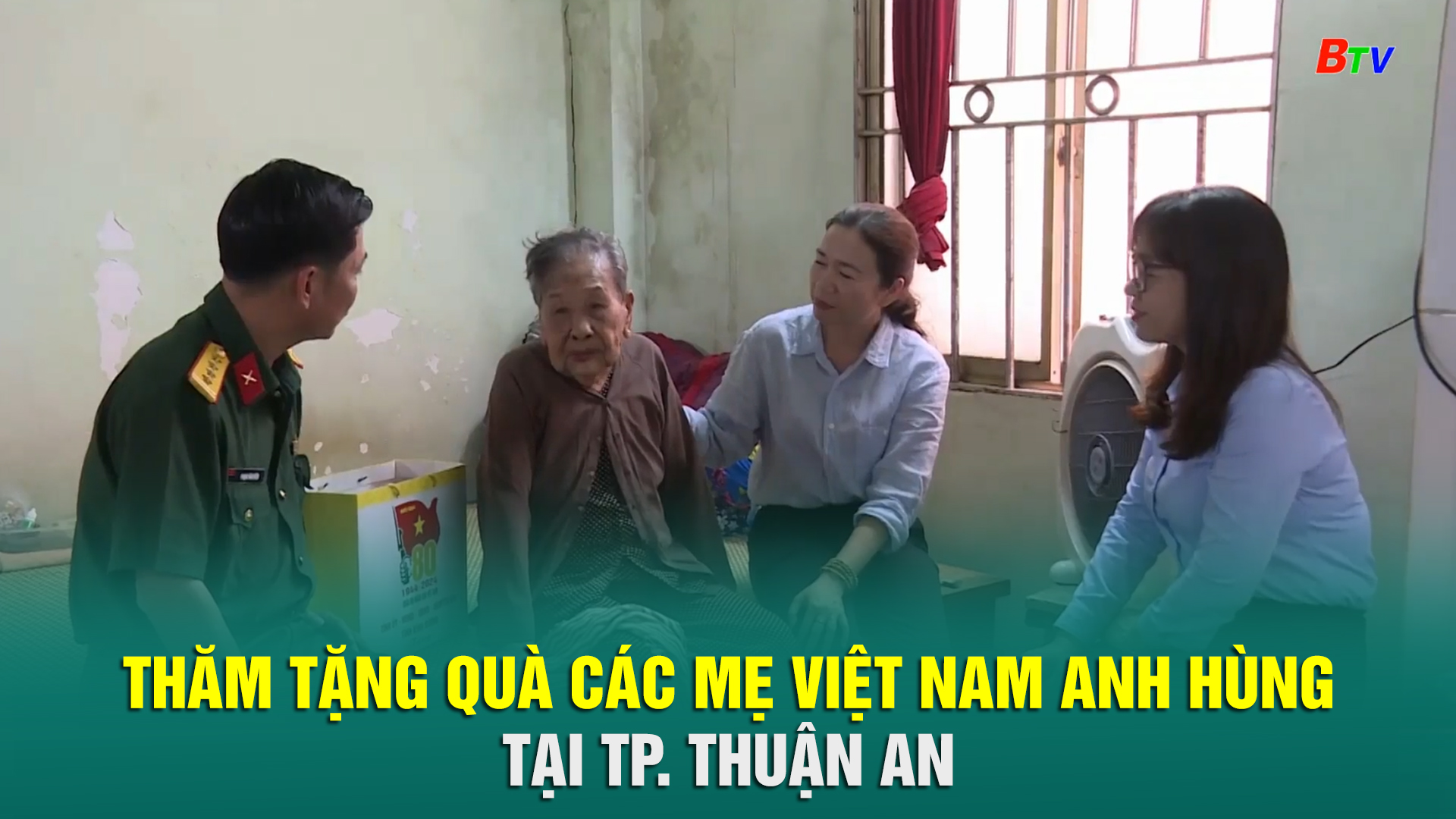 Thăm tặng quà các Mẹ Việt Nam anh hùng tại TP. Thuận An