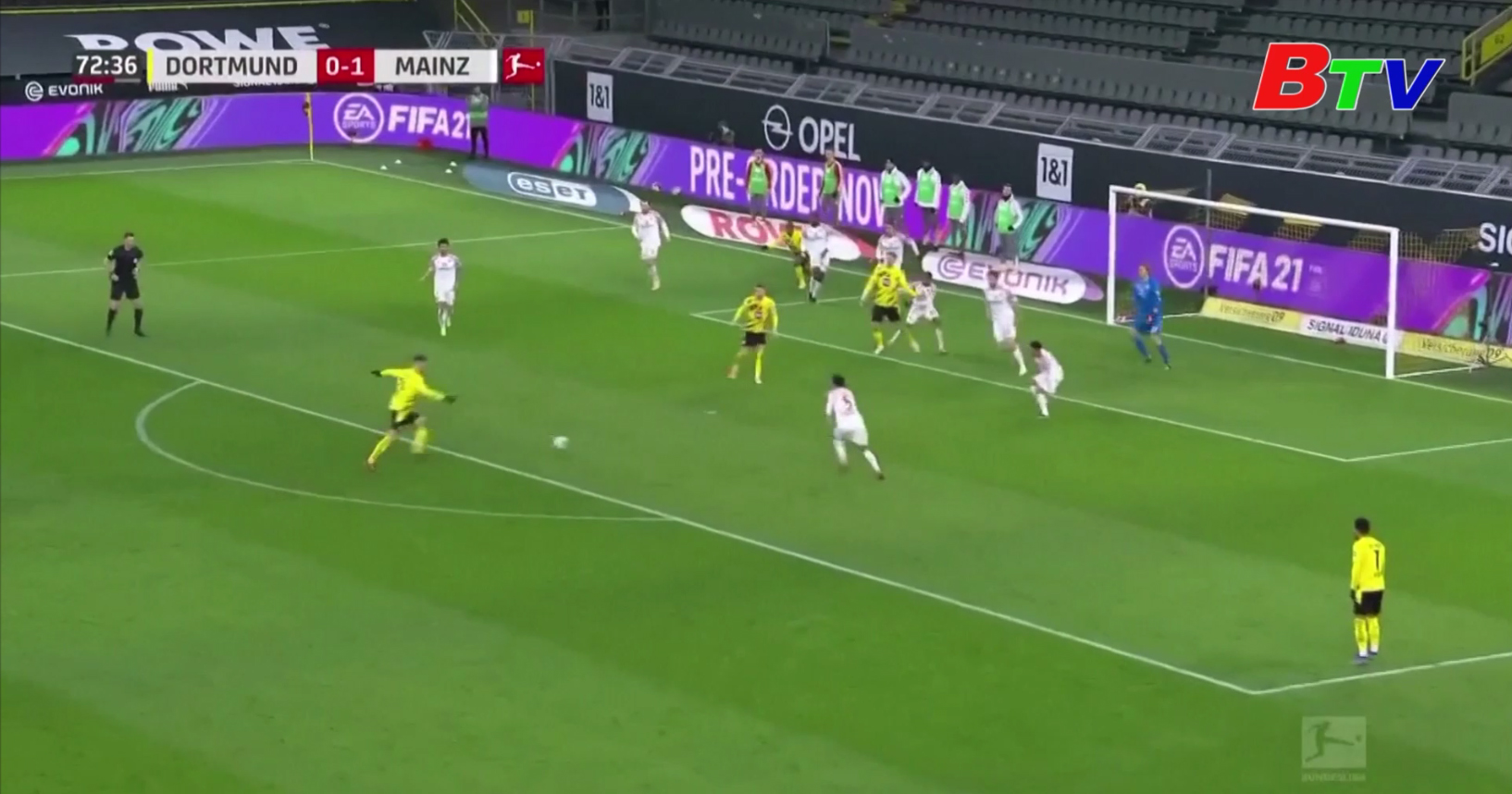 Vòng 16 Bundesliga – Borussia Dortmund 1-1 Mainz