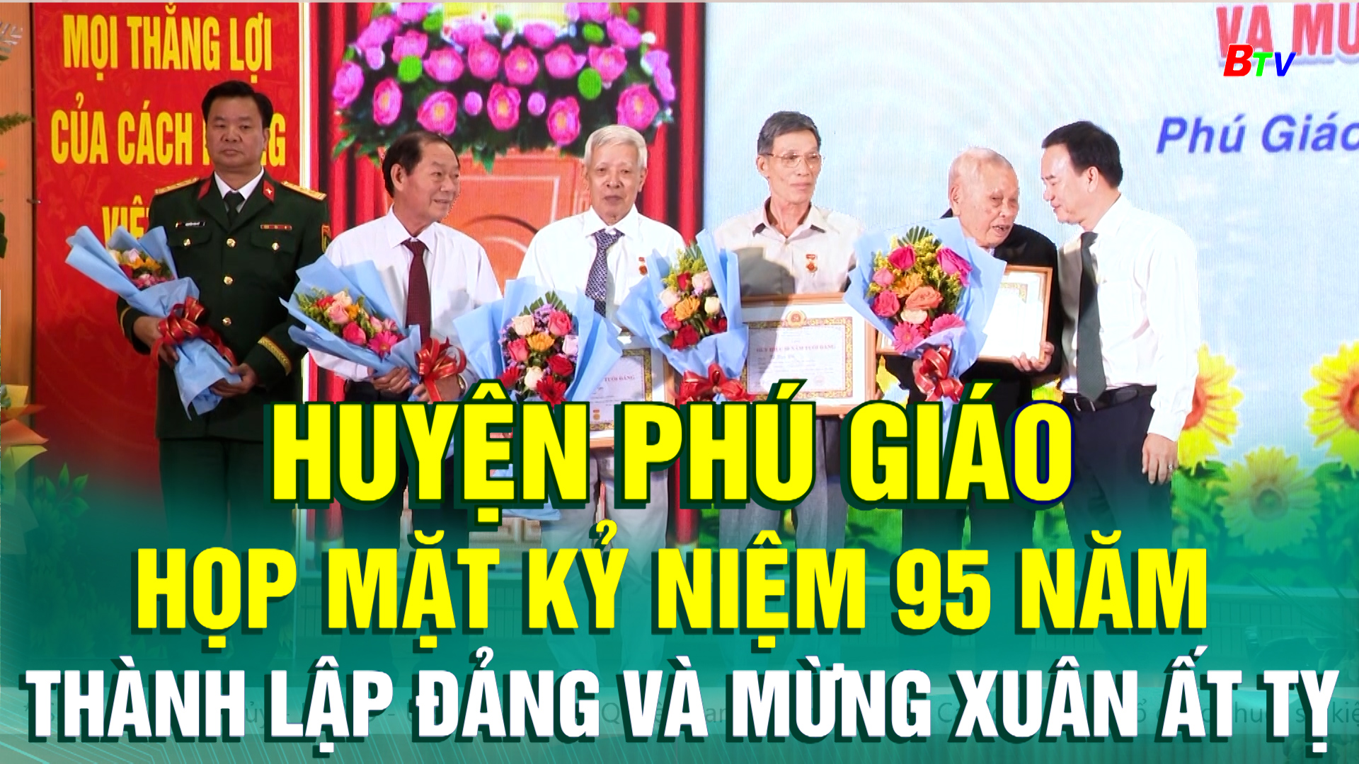 Huyện Phú Giáo họp mặt kỷ niệm 95 năm thành lập Đảng và mừng Xuân ẤT Tỵ