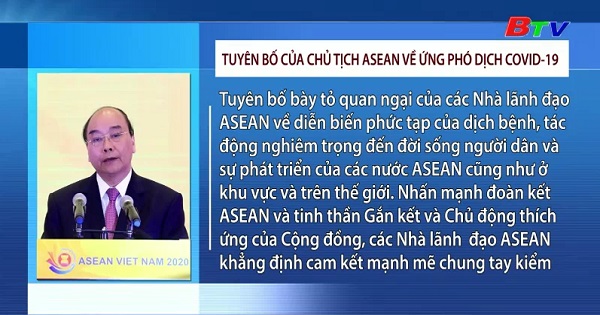 	Tuyên bố của Chủ tịch Asian về ứng phó dịch COVID-19