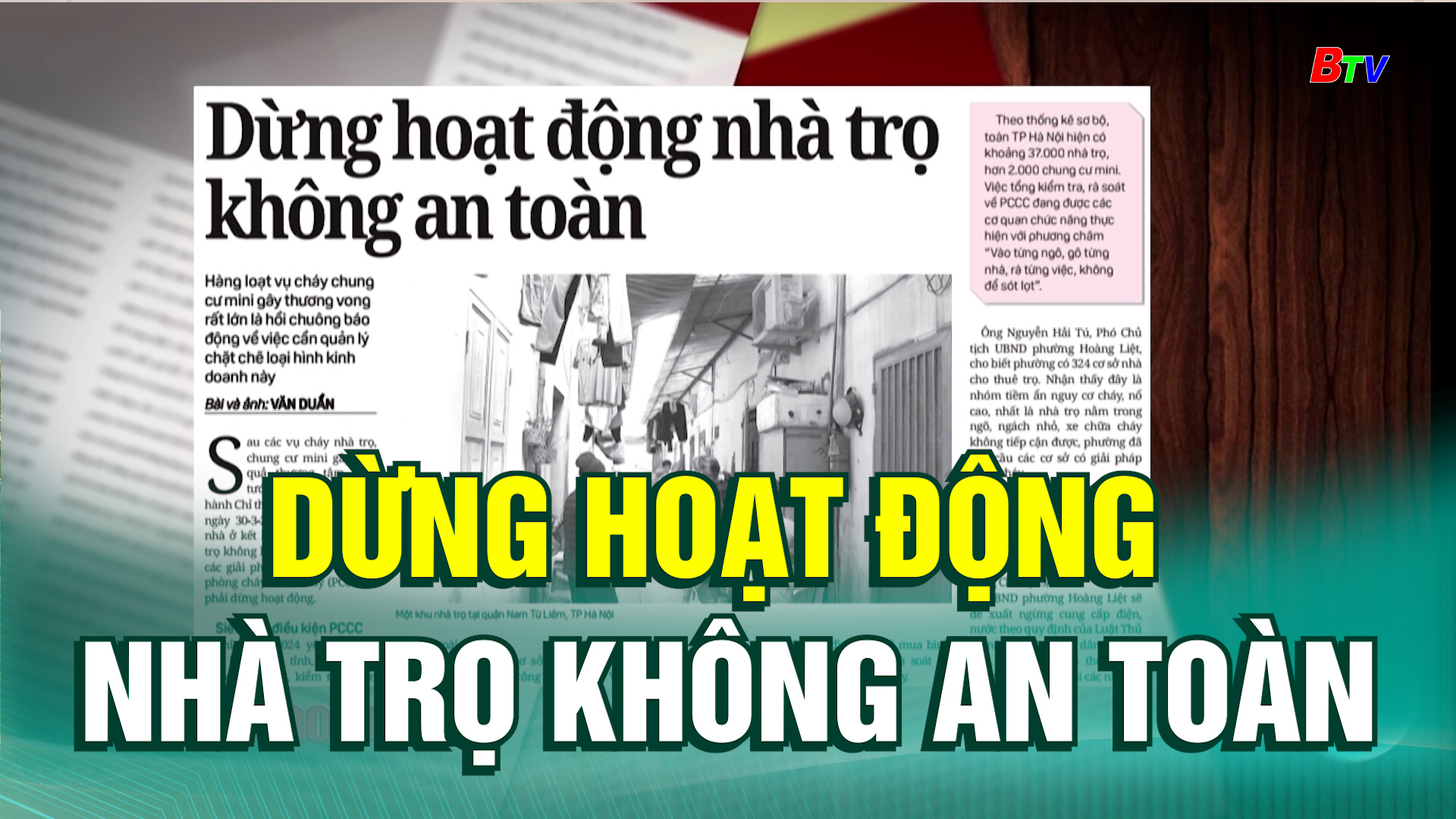 Dừng hoạt động nhà trọ không an toàn