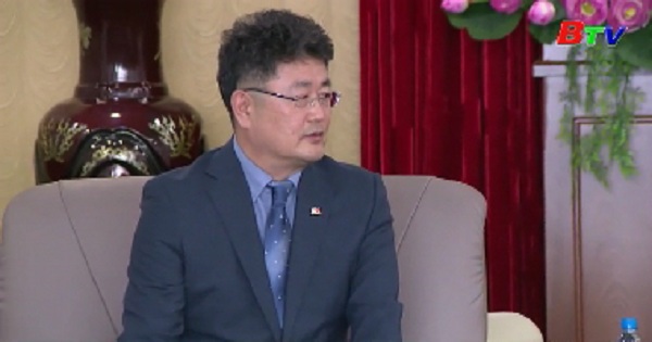 Lãnh đạo tỉnh tiếp xã giao Tân Chủ tịch chi hội doanh nghiệp đầu tư Hàn Quốc tỉnh Bình Dương (Kocham)