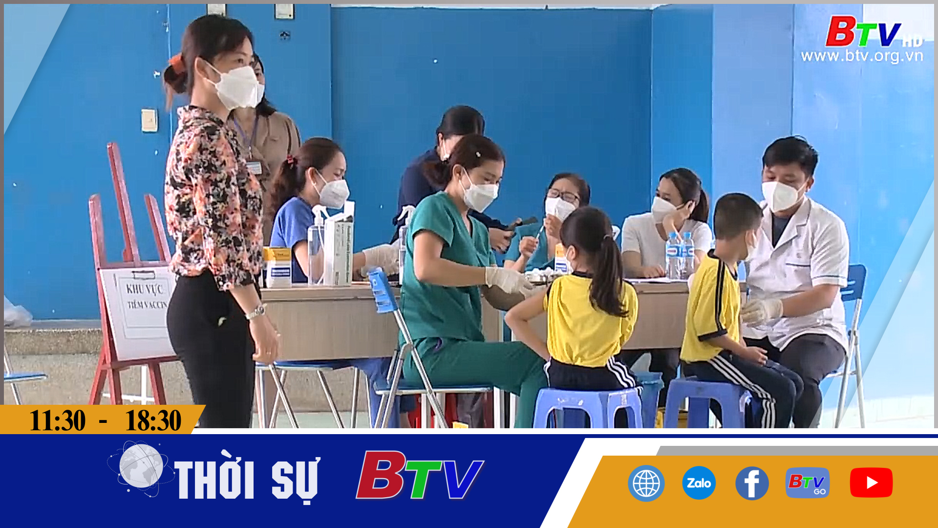 Phú Giáo tổ chức tiêm vaccine cho hơn 3.600 học sinh từ lớp 1 đến lớp 3