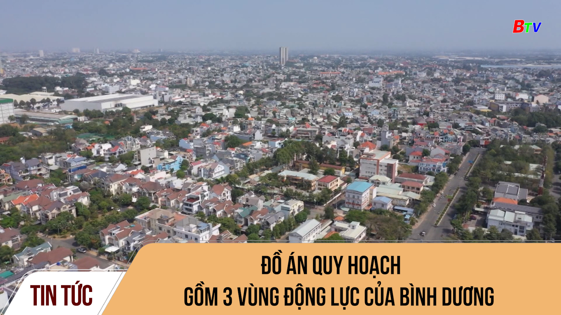 Đồ án quy hoạch gồm 3 vùng động lực của Bình Dương	